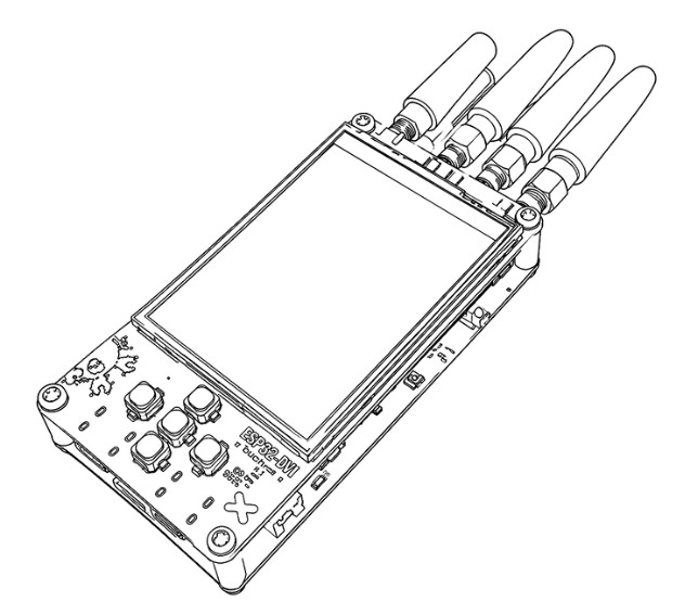 ESP32-DIV WiFi development board, briv