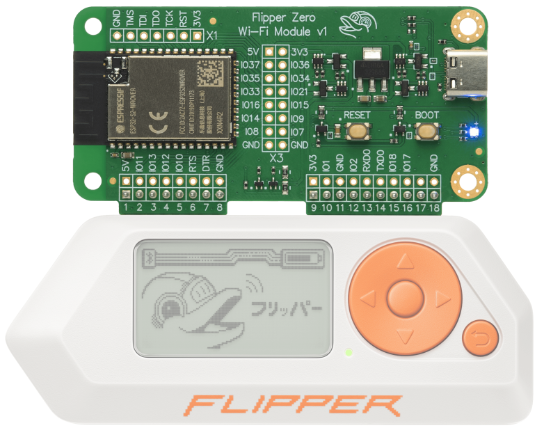 WiFi Devboard for Flipper Zero - ESP32-S2 WiFi Module, briv