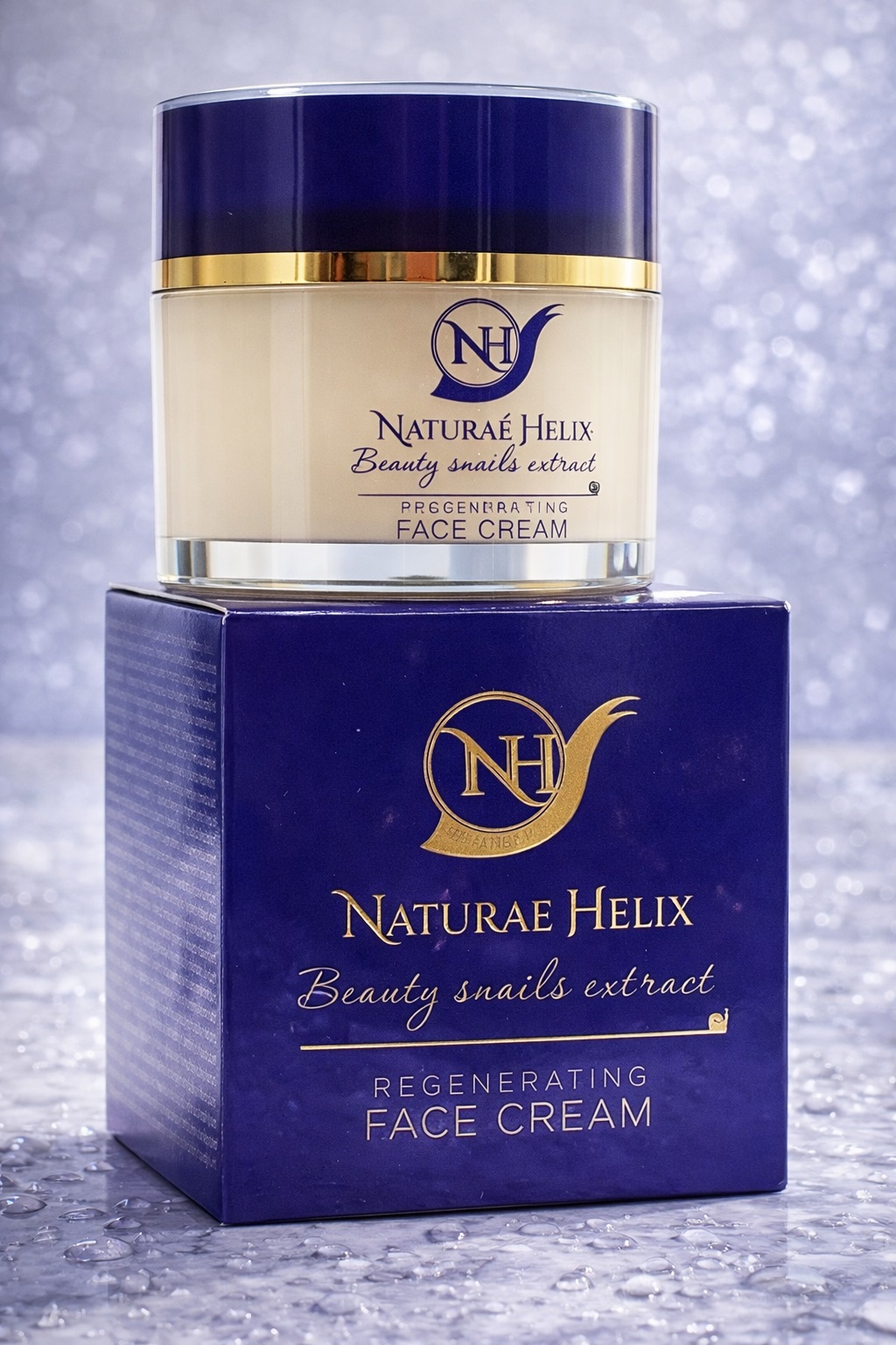 Regenerating face cream Naturae Helix with snail extract Helix Aspersa, briv