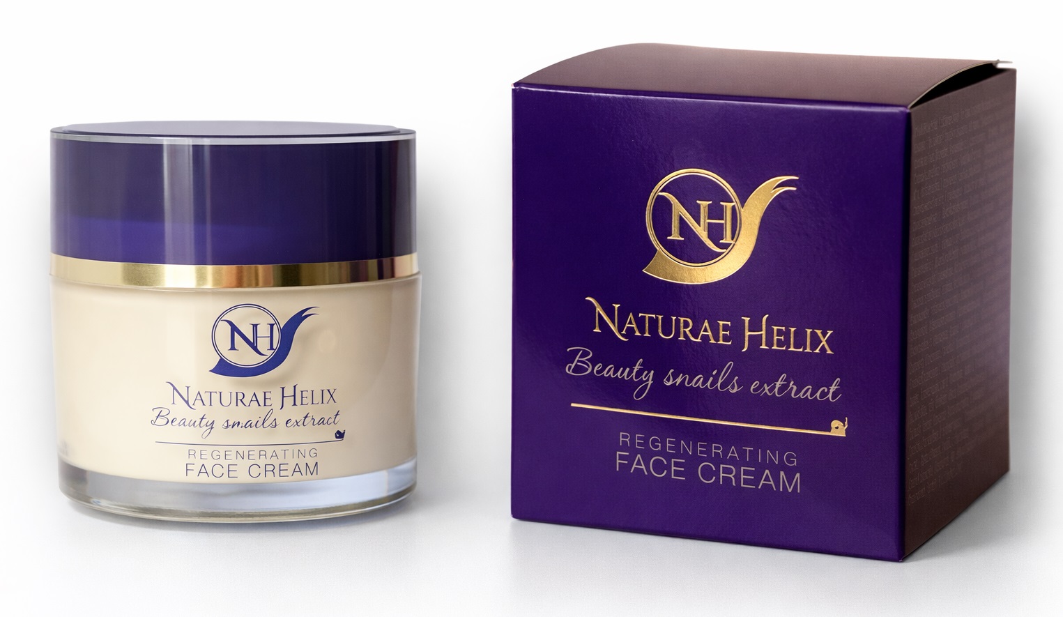 Regenerating face cream Naturae Helix with snail extract Helix Aspersa, briv