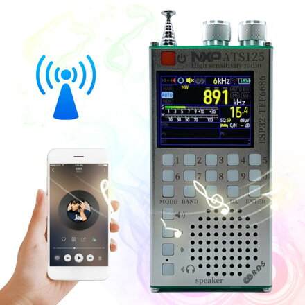 ATS125 Portable Radio NXP TEF6686 Bluetooth