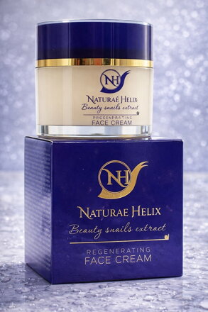 Regenerating face cream Naturae Helix with snail extract Helix Aspersa (98%), 50 ml